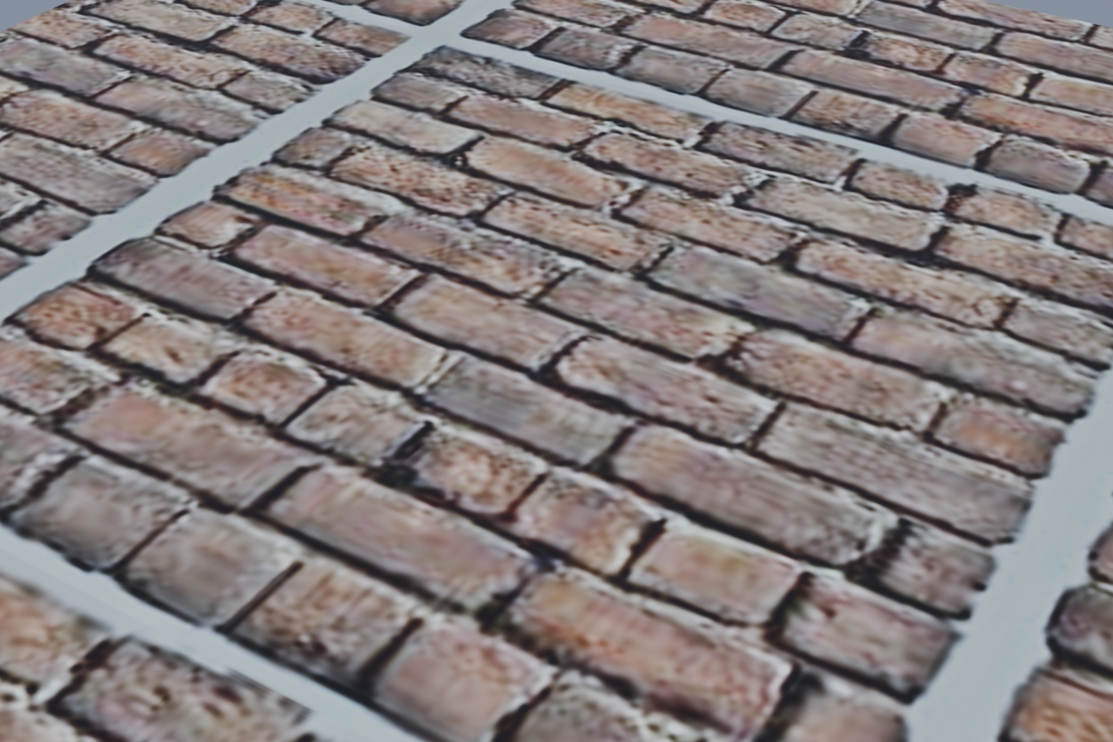 BrickWall material rendered in Blender Cycles with all six PBR maps