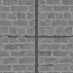 BrickWall Roughness map